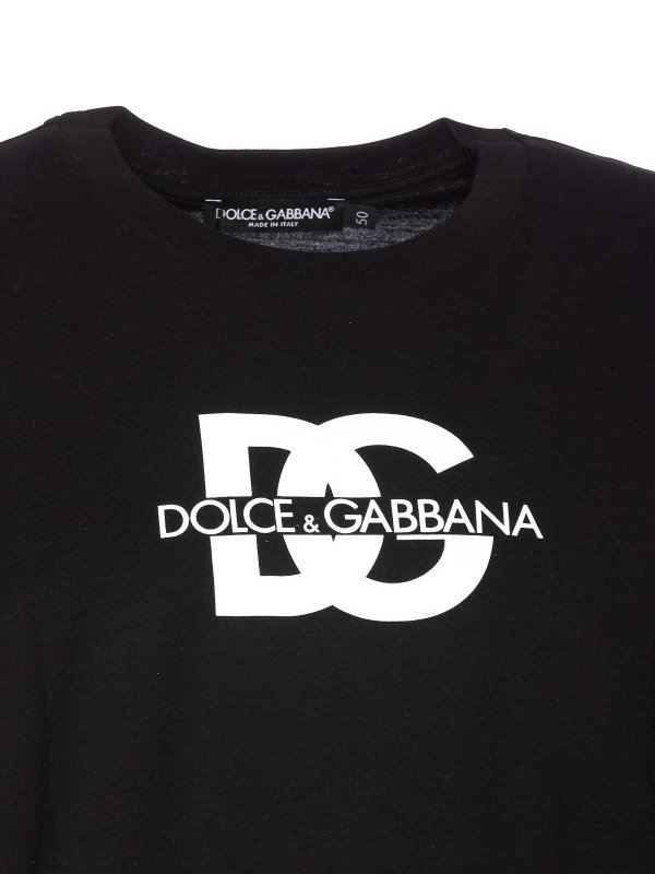 Dolce & Gabbana Dg logo print t-shirt - Black | G8PN9TG7M1CN0000