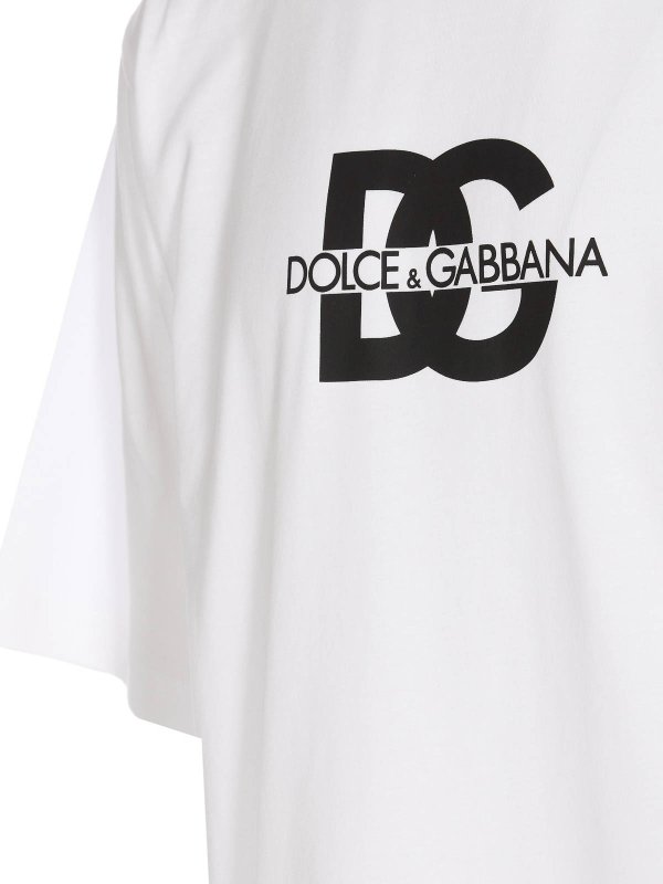 The Best Shops DOLCE & GABBANA: t-shirts - Dg logo print t-shirt