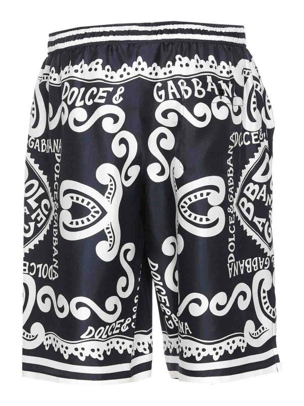 DOLCE & GABBANA: pantaloni corti e shorts online - Shorts con stampa Marina