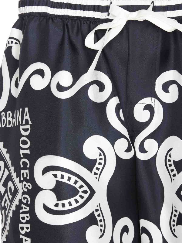 Shorts con stampa Marina shop online: DOLCE & GABBANA