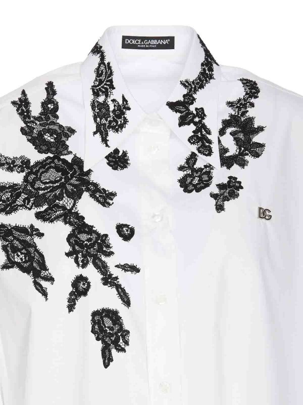 シャツ - 白 shop online: DOLCE & GABBANA