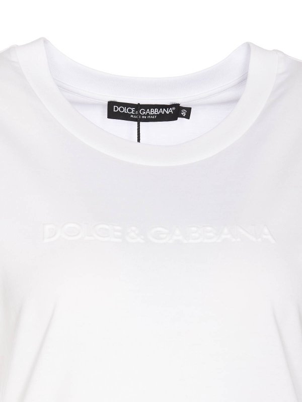 T-Shirt - Weiß shop online: DOLCE & GABBANA