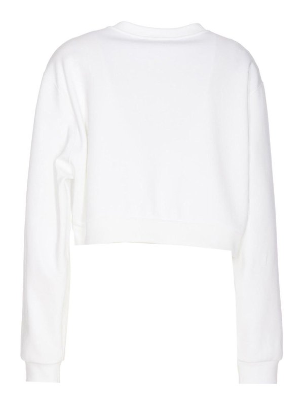 DOLCE & GABBANA: Sweatshirts und Pullover online - Sweatshirt - Weiß