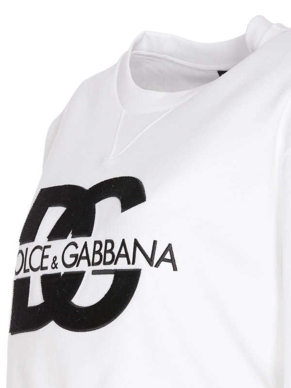 The Best Shops DOLCE & GABBANA: Sweatshirts und Pullover - Sweatshirt - Weiß