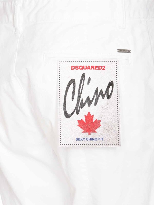 The Best Shops DSQUARED2: Casual Hosen - Shorts - Weiß