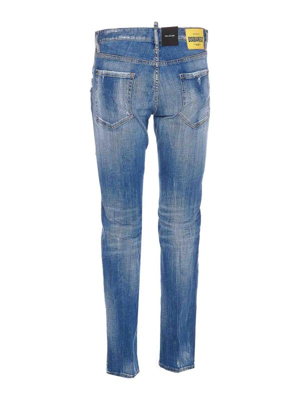 DSQUARED2: ブーツカットジーンズ online - ブーツカットジーンズ - ブルー