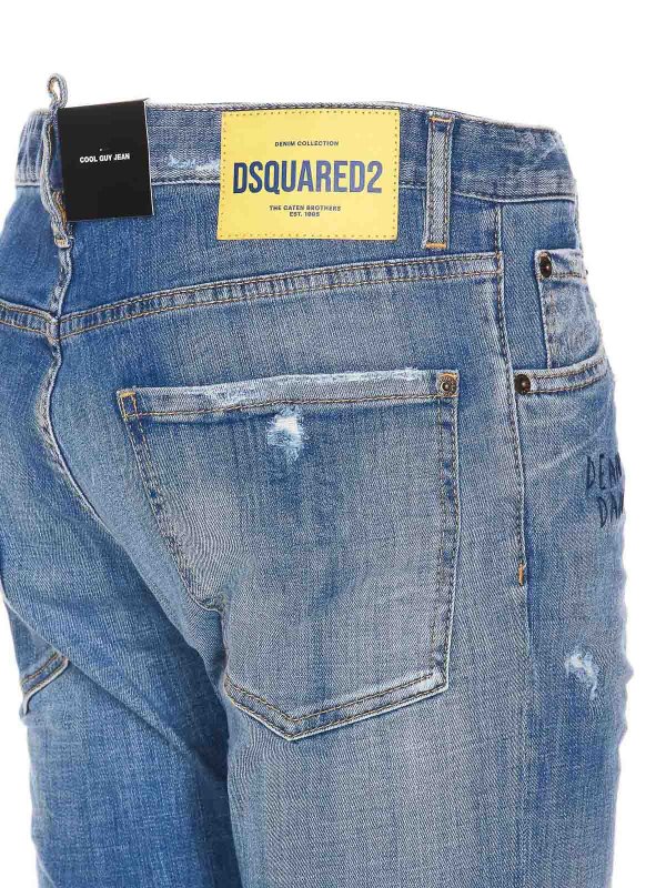 The Best Shops DSQUARED2: ブーツカットジーンズ - ブーツカットジーンズ - ブルー