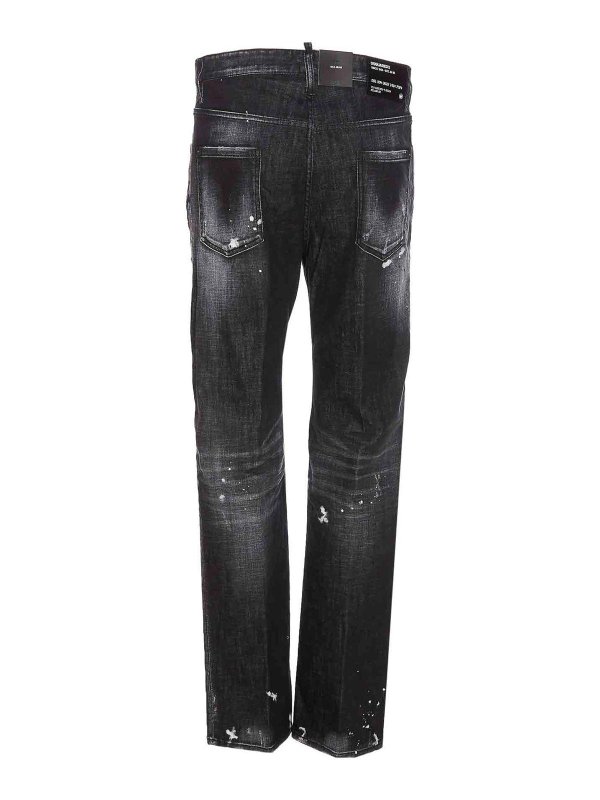 DSQUARED2: bootcut jeans online - Wash skater jeans