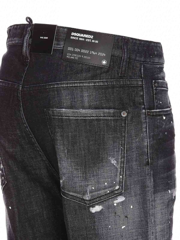 The Best Shops DSQUARED2: bootcut jeans - Wash skater jeans
