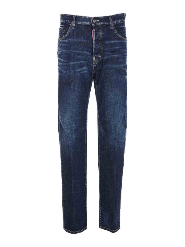 DSQUARED2: bootcut jeans - Wash 642 jeans