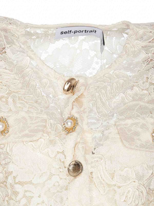 Top - Weiß shop online: Self Portrait