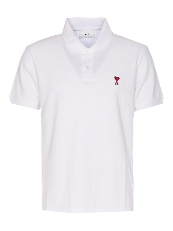 AMI PARIS: Polos - Polo - Blanco
