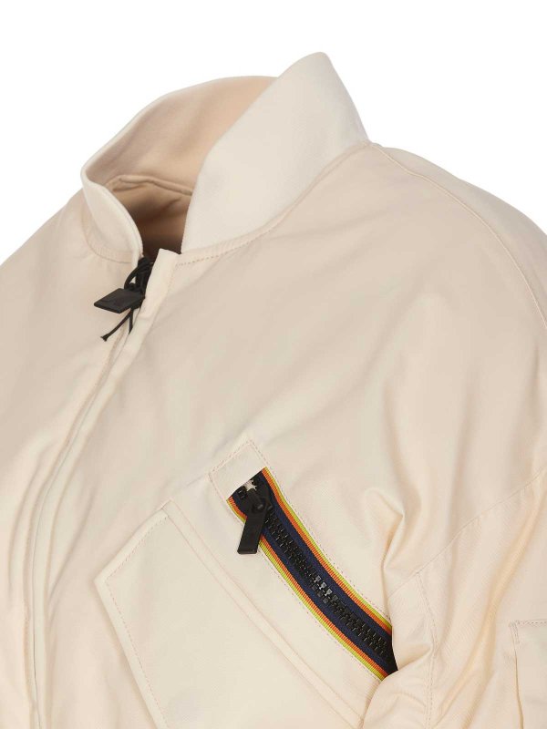 The Best Shops K-WAY: bombers - Cropped loncrop shiny twill bomber