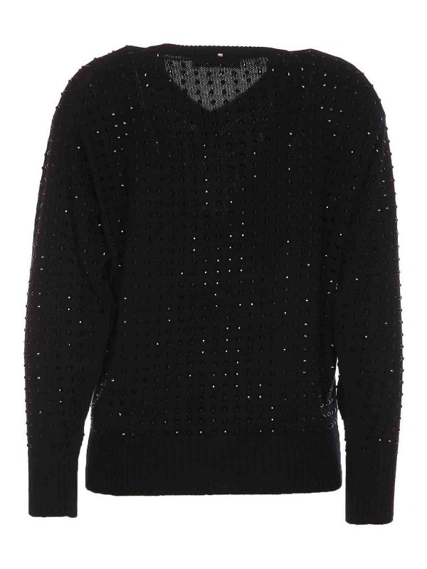 SPORTMAX: クルーネック online - クルーネック - 黒