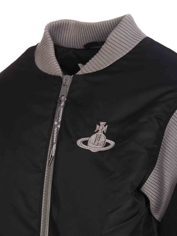The Best Shops VIVIENNE WESTWOOD: bombers - Orb logo cyclist bomber