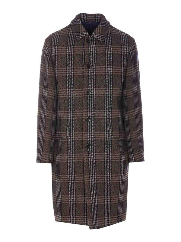 ETRO: short coats - Tartan coat