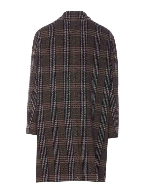 ETRO: short coats online - Tartan coat