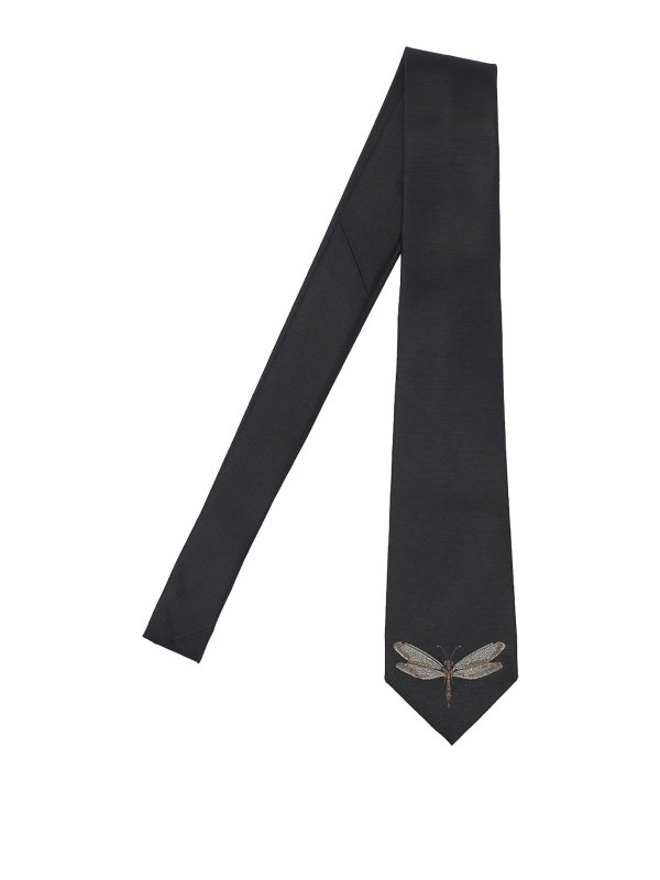 ALEXANDER MCQUEEN: Krawatten und Fliegen - Krawatte - Schwarz