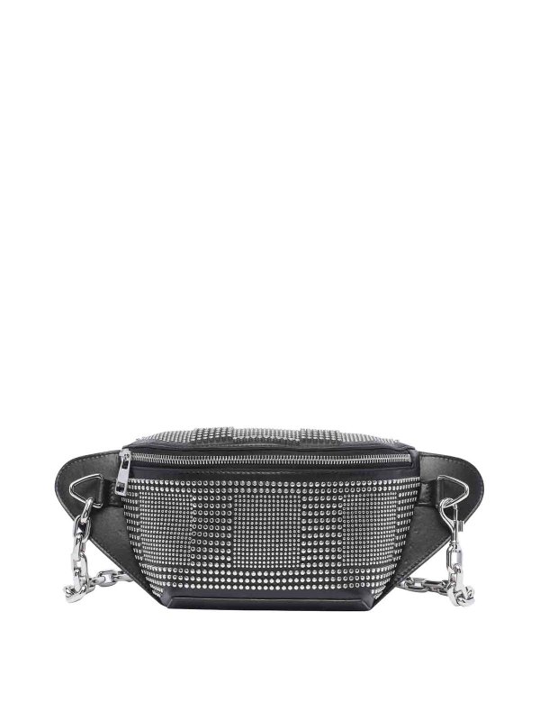 ALEXANDER MCQUEEN: cross body bags - Studded biker belt bag