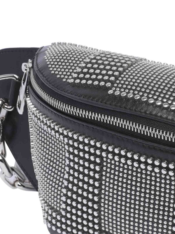 Studded biker belt bag shop online: ALEXANDER MCQUEEN