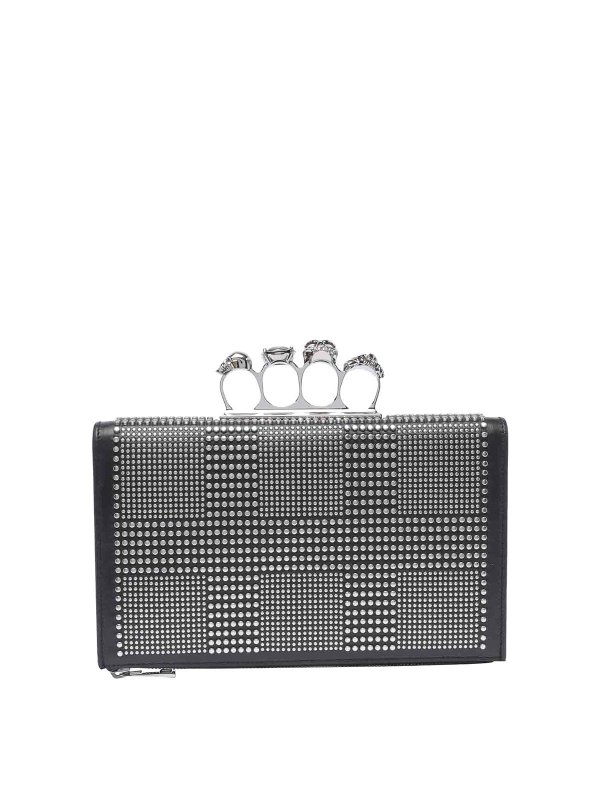 ALEXANDER MCQUEEN: cross body bags - Studded hand bag