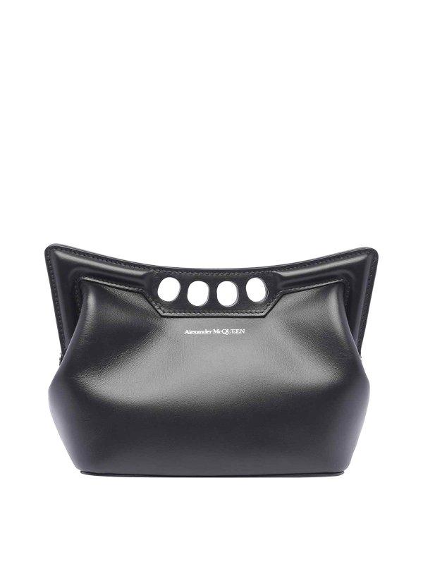 ALEXANDER MCQUEEN: クロスボディバッグ - クロスボディバッグ - 黒