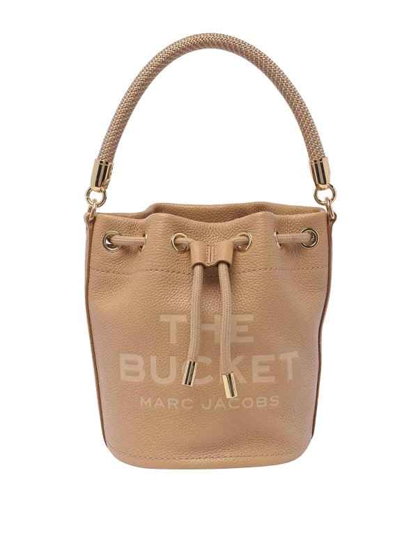 MARC JACOBS: cross body bags - The leather bucket bag