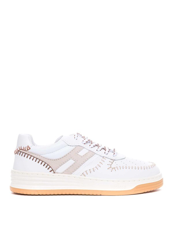 HOGAN: Chaussures de sport - Baskets - Blanc