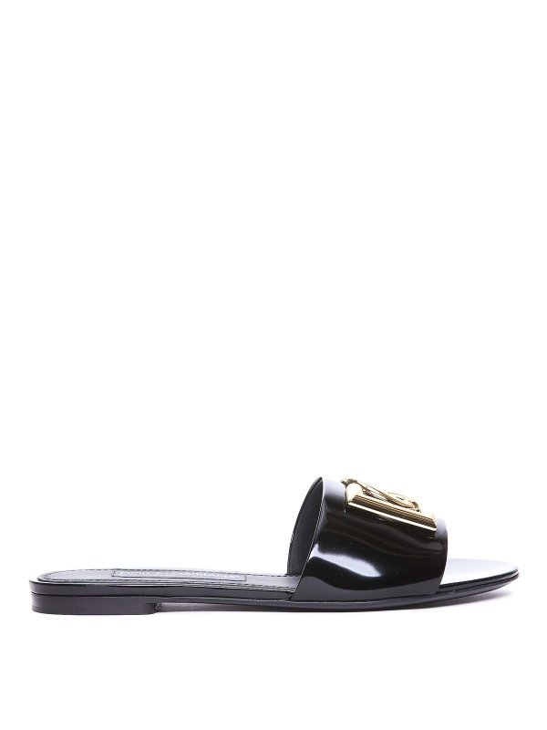 DOLCE & GABBANA: サンダル - サンダル - 黒