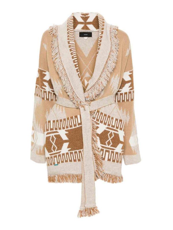ALANUI: Cardigans - Cardigan - Beige