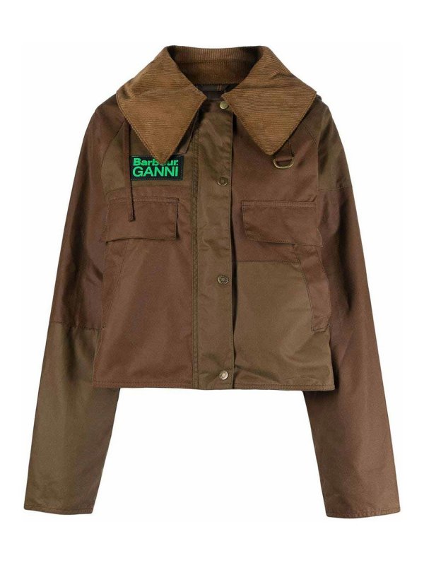 BARBOUR: casual jackets - Barbour x ganni jacket