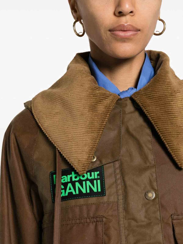 BARBOUR buy online Barbour x ganni jacket
