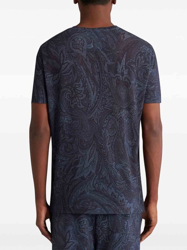 ETRO: t-shirts online - T-shirt with paisley print