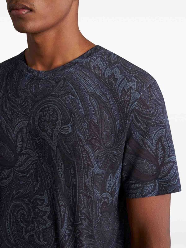 The Best Shops ETRO: t-shirts - T-shirt with paisley print