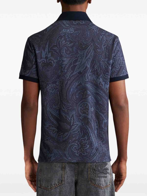 ETRO buy online Poloshirt - Blau