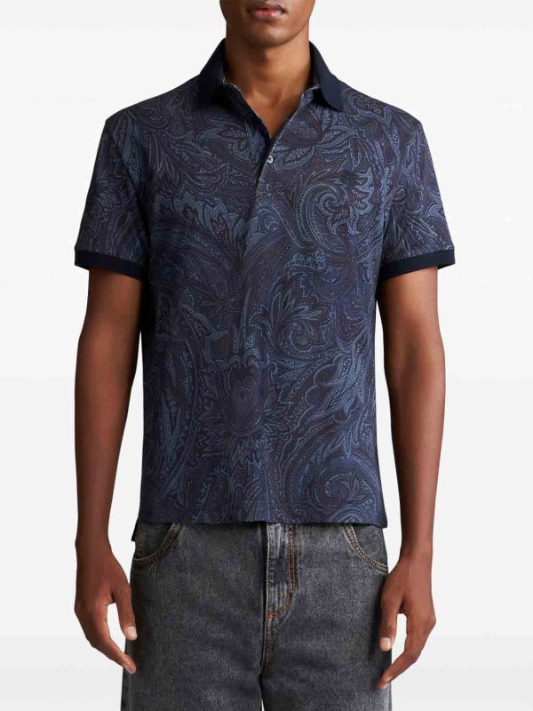 The Best Shops ETRO: Poloshirt - Blau