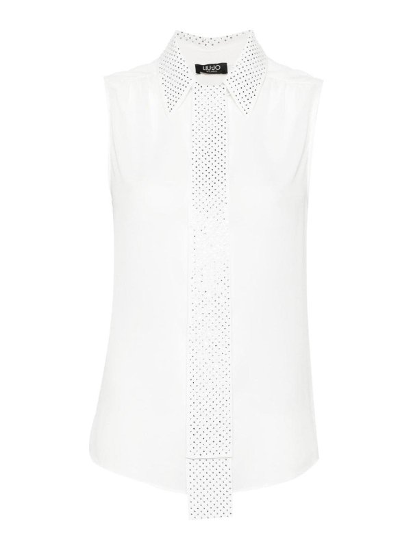 Liu Jo: bluse - Blusa semitrasparente