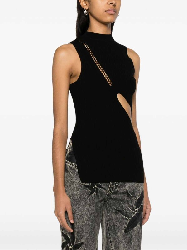 The Attico: Tops & Tank tops online - Top cut out details