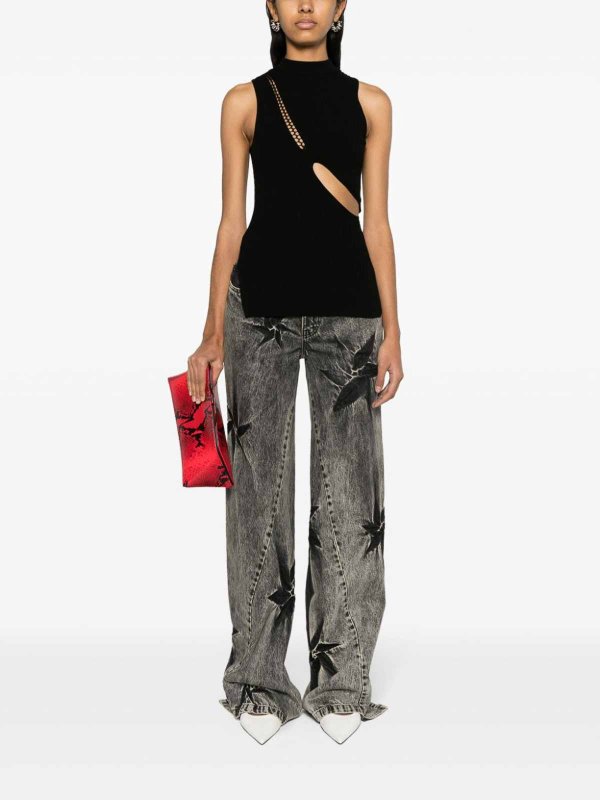 Top cut out details shop online: The Attico