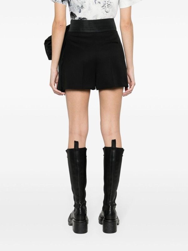 The Best Shops ALEXANDER MCQUEEN: トラウザーショーツ - ショートパンツ - 黒