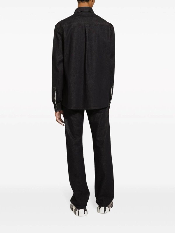 ストレートジーンズ - 黒 shop online: DOLCE & GABBANA