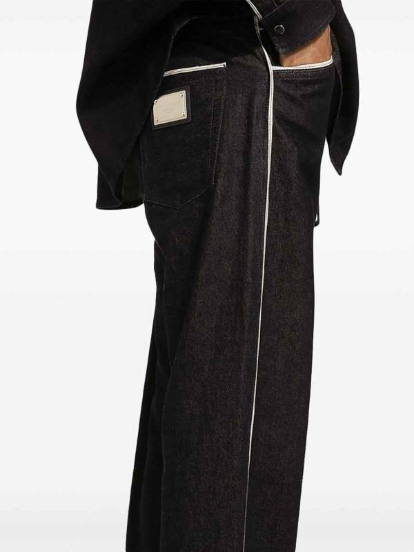 DOLCE & GABBANA buy online ストレートジーンズ - 黒