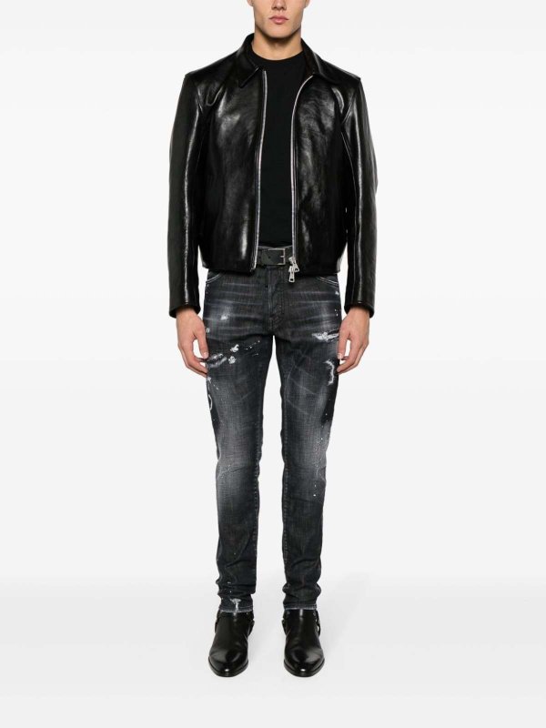 The Best Shops DSQUARED2: Jeans pitillos - Vaqueros Pitillos - Negro