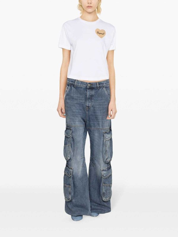 DSQUARED2: T-shirts online - T-Shirt - Weiß