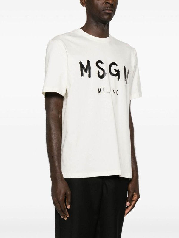 The Best Shops m.s.g.m.: T-shirts - T-Shirt - Weiß