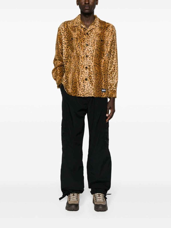 m.s.g.m. buy online Ripstop structure trousers