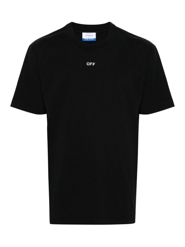 OFF-WHITE: t-shirts - T-shirt with logo