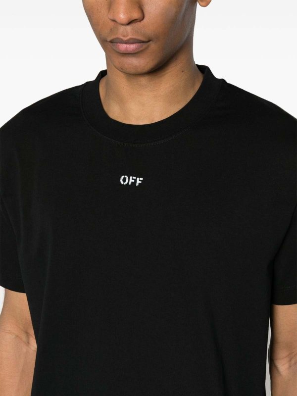 The Best Shops OFF-WHITE: t-shirts - T-shirt with logo