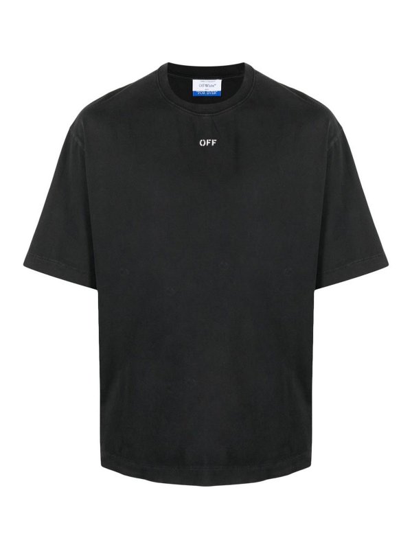 OFF-WHITE: t-shirts - T-shirt with logo