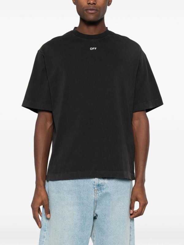 OFF-WHITE: t-shirts online - T-shirt with logo